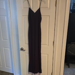 Niki Lavis Elegant Purple Wedding Dress